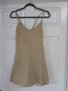 JoyLab Beige Scoop Neck Sports Bra
